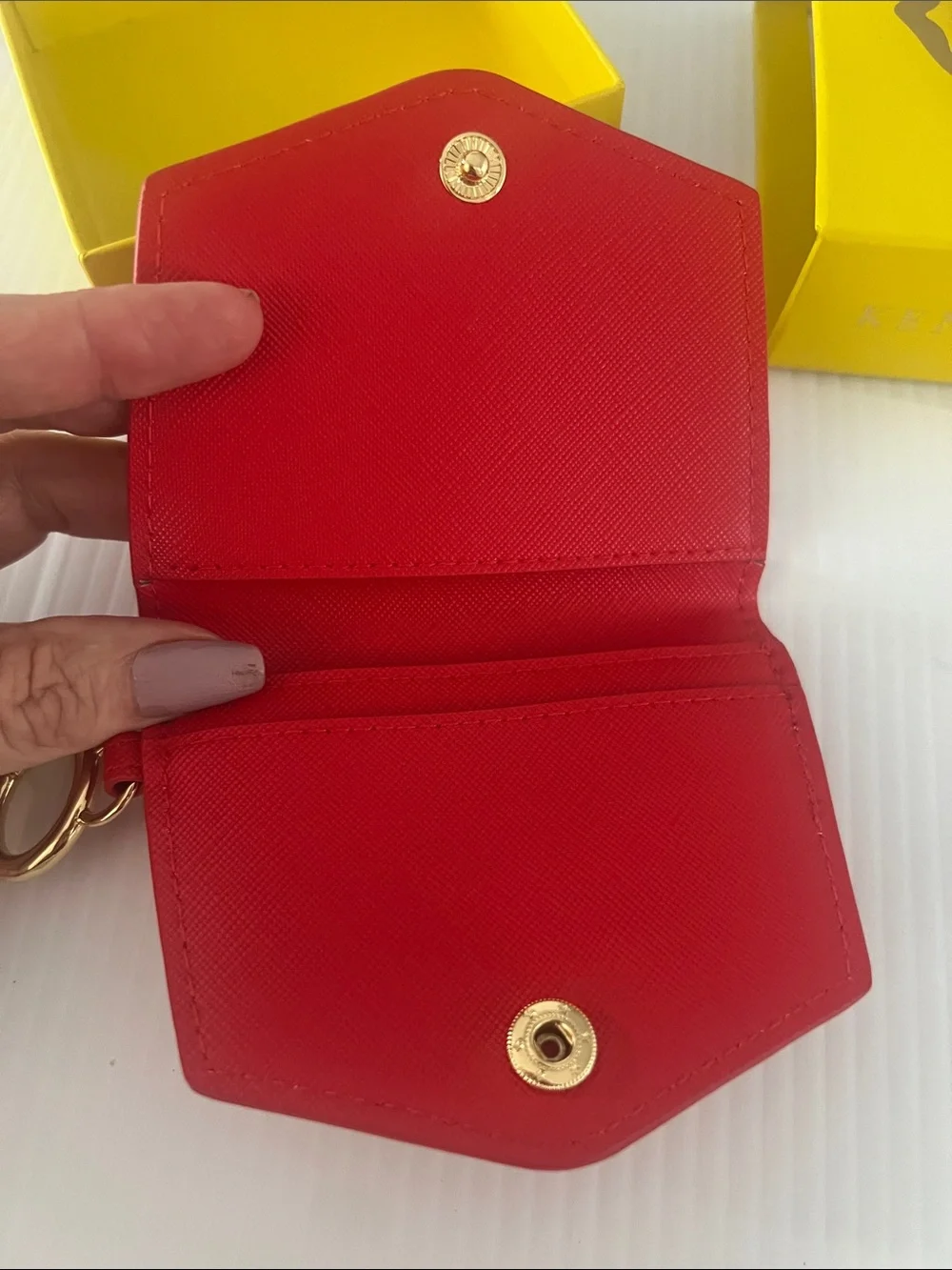 Kendra Scott compact leather